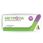 METRODA 400MG (Metronidazole) - Anti-Bacterial & Anti-Protozoal Tablet