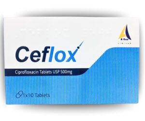 CEFLOX 500MG (Ciprofloxacin) - Versatile Antibiotic Tablet