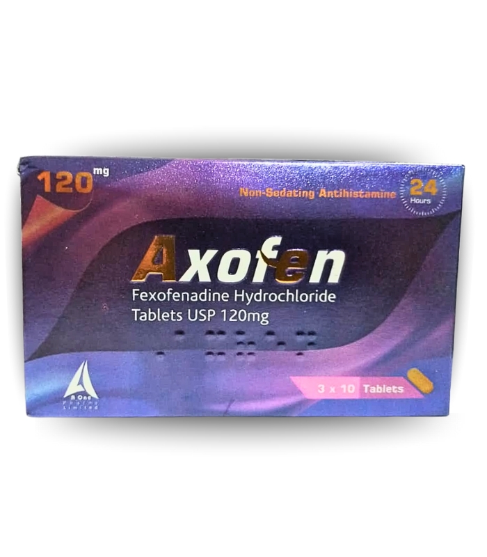 AXOFEN 120MG (Fexofenadine) - Allergy Relief Tablet