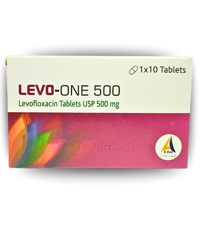 LEVO-ONE 500MG (Levofloxacin) - Powerful Antibiotic Tablet