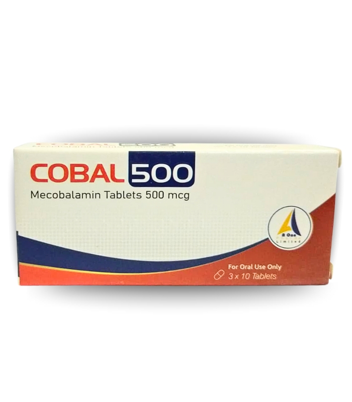 COBAL 500MG (Mecobalamin) - Vitamin B12 Supplement