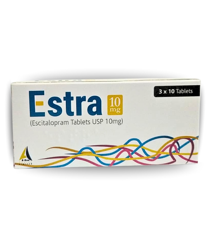 ESTRA 10MG (Escitalopram) - Mood & Anxiety Relief Tablet