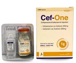 CEF-ONE 1GR (Cefoperazone & Sulbactam) - Combination Antibiotic Injection