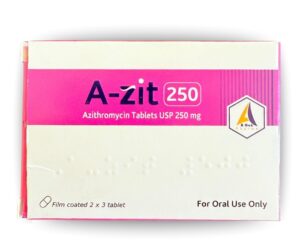 A-ZIT 250MG (Azithromycin) - Antibiotic Tablet