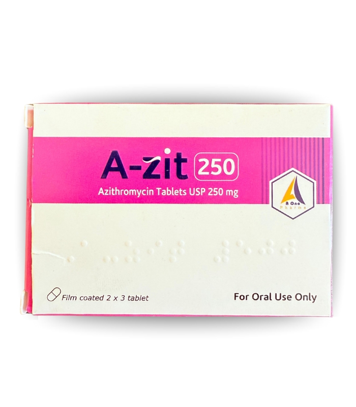 A-ZIT 250MG (Azithromycin) - Antibiotic Tablet